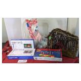 Christmas decor, bubble lights,