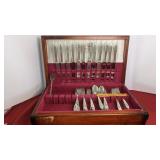 Silverware and chest 'Bird of Paradise'