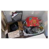 Plastic ware, electronics, office supplies, etc