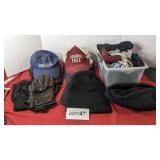 Caps, gloves, hats