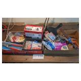 Asst. shop tools and misc. (2 boxes)