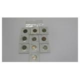 10 Assorted Buffalo Nickels worth $1.00 each