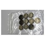 10 Assorted Buffalo Nickels worth $1.00 each