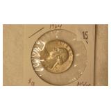 1964 Washington Silver Quarter - MS60