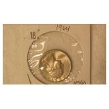 1964 Washington Silver Quarter - MS60