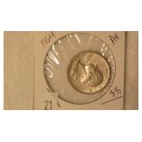 1964 Washington Silver Quarter - AU