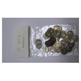 40 1937 D Buffalo Nickels worth $1.00 each