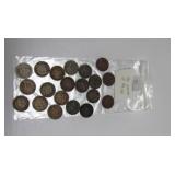 20 Assorted Indian Head Pennies worth $3 each