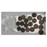 20 Assorted Indian Head Pennies worth $2 each