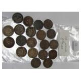 20 Assorted Indian Head Pennies worth $2 each