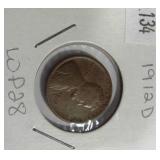1912 D Lincoln Penny G4 Condition
