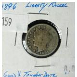 1896 liberty V nickel G4 condition