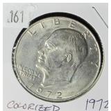 1972 Colorized Eisenhower Dollar