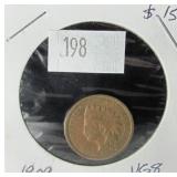 1909 Indian Head Penny - VG8 Condition