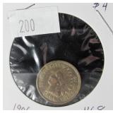 1906 Indian Head Penny - VG8 Condition