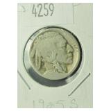 1925 S Buffalo Nickel G4 Condition