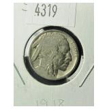 1918 Buffalo Nickel G4 Condition