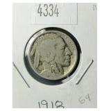 1918 Buffalo Nickel G4 Condition