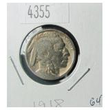 1918 Buffalo Nickel G4 Condition