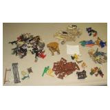 Giant Lot of Rubber, Plastic ,wood people &