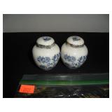 Japanese Design Salt and Pepper Shakers
