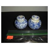 Japanese Design Salt and Pepper Shakers