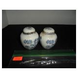 Japanese Design Salt and Pepper Shakers