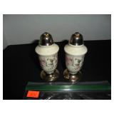 Floral Design Salt and Pepper Shakers
