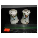 Floral Design Salt and Pepper Shakers