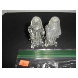 Vintage Ice Sculpture Salt and Pepper Shakers