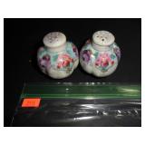 Floral Design Salt and Pepper Shakers