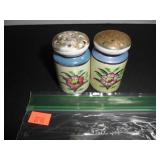 Floral Design Salt and Pepper Shakers