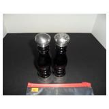 Black & Silver Salt and Pepper Shakers