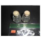 Victorian Cut Glass Salt and Pepper Shakers