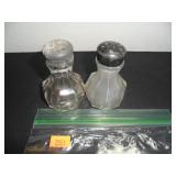 Victorian Glass Salt and Pepper Shakers
