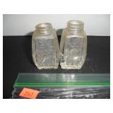 Victorian Glass Salt and Pepper Shakers