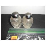 Victorian Glass Salt and Pepper Shakers