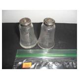 Victorian Glass Salt and Pepper Shakers