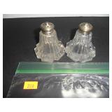 Victorian Glass Salt and Pepper Shakers