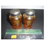 Copper Glass Salt and Pepper Shakers