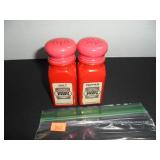 Red & Pink Pantry Pops Salt and Pepper Shakers