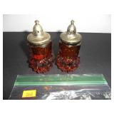 Copper Brown Salt and Pepper Shakers