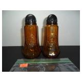Vintage Amber Crawford Eagle Salt and Pepper