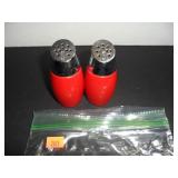 Vintage Gemco Red Salt and Pepper Shakers