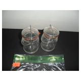 Clear Salt and Pepper Shakers