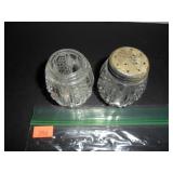 Decorative Glass Salt and Pepper Shakers