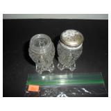 Decorative Glass Salt and Pepper Shakers