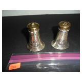 Antique Silver Salt and Pepper Shakers