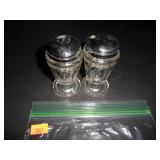 Vintage Glass Salt and Pepper Shakers