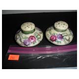 White & Gold Salt and Pepper Shakers